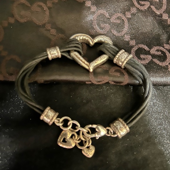 Brighton Black Heart Charm Bracelet - Picture 4 of 4